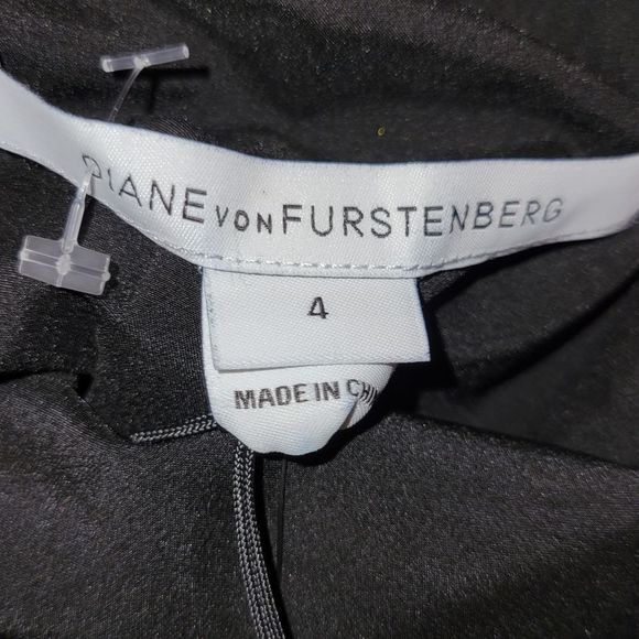 DVF Diane von Furstenberg Arianna Leopard Sheath Dress Black/Caramel Sz 4 - Picture 8 of 10